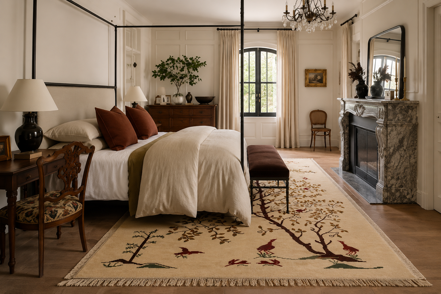 tapis arbre de vie6, tapis artisanal tunisien