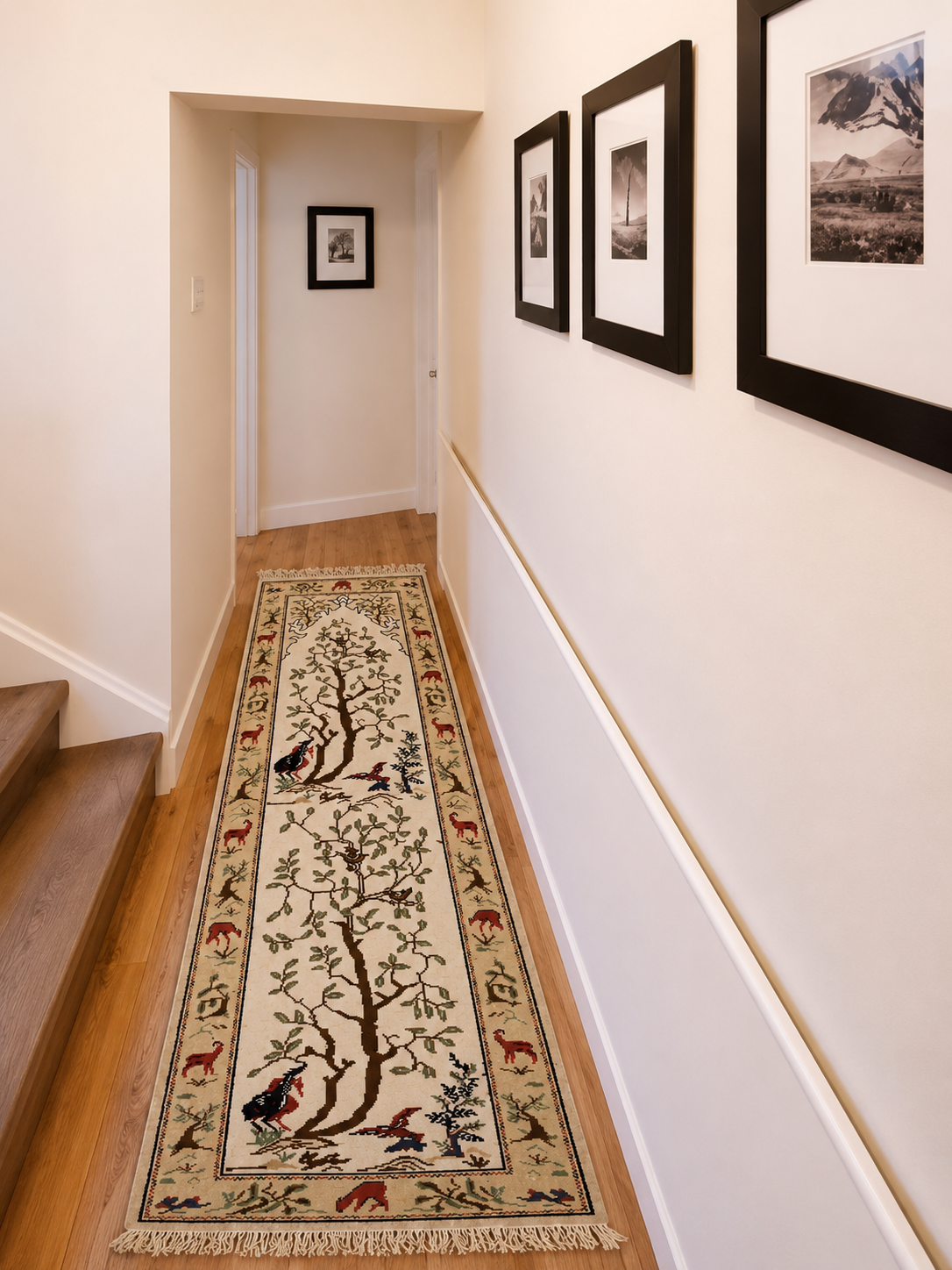 tapis arbre de vie desc, tapis artisanal tunisien