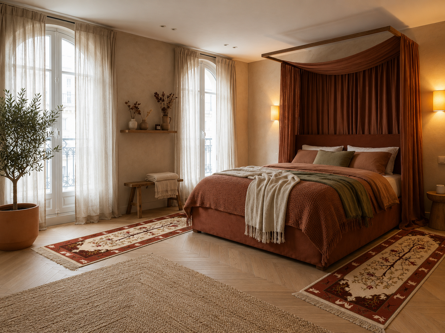 tapis arbre de vie desc2, tapis artisanal tunisien