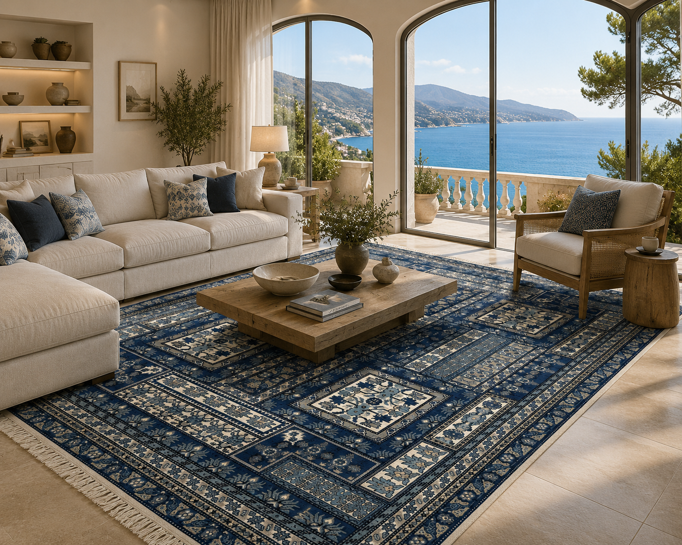 tapis carlage, tapis artisanal tunisien