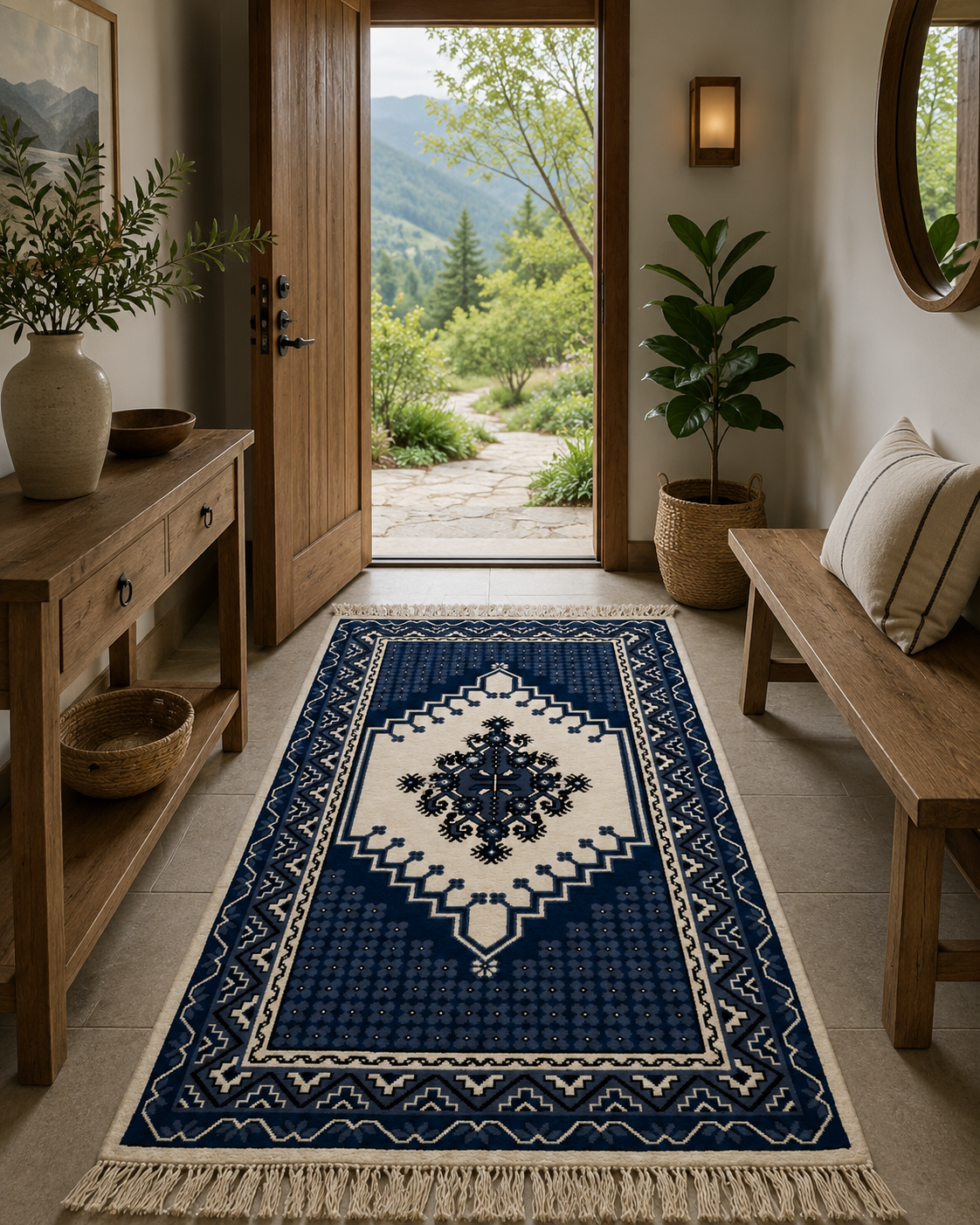 tapis de kairouan5, tapis artisanal tunisien