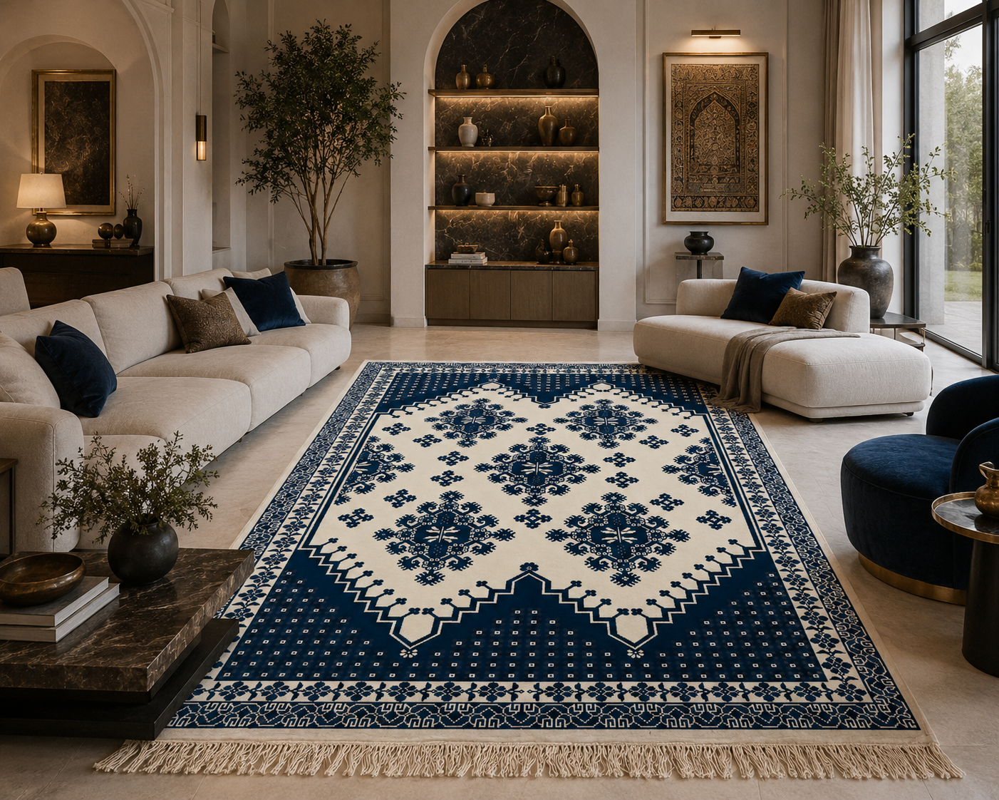 tapis de kairouan6, tapis artisanal tunisien