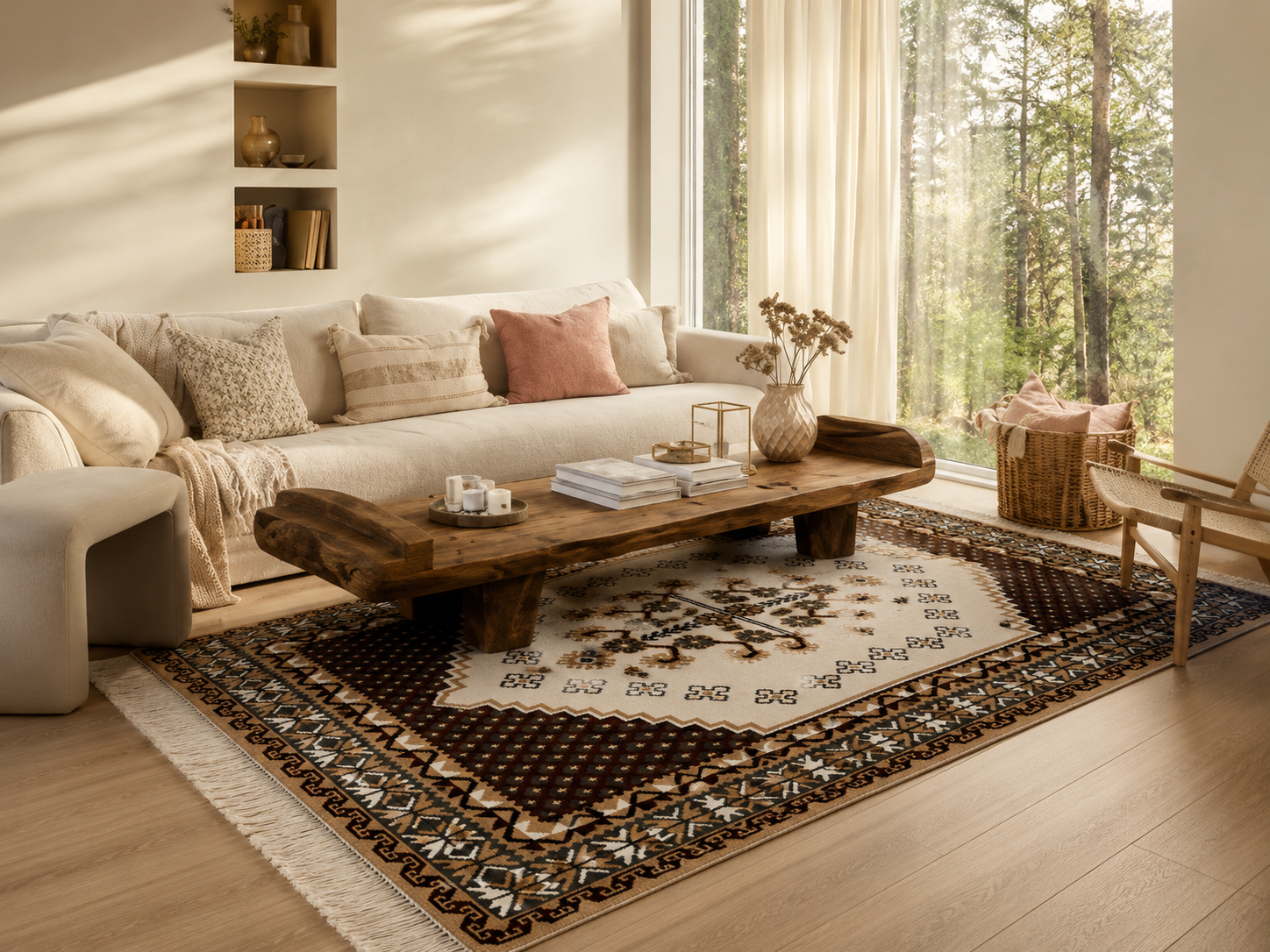 tapis de kairouan1.6, tapis artisanal tunisien