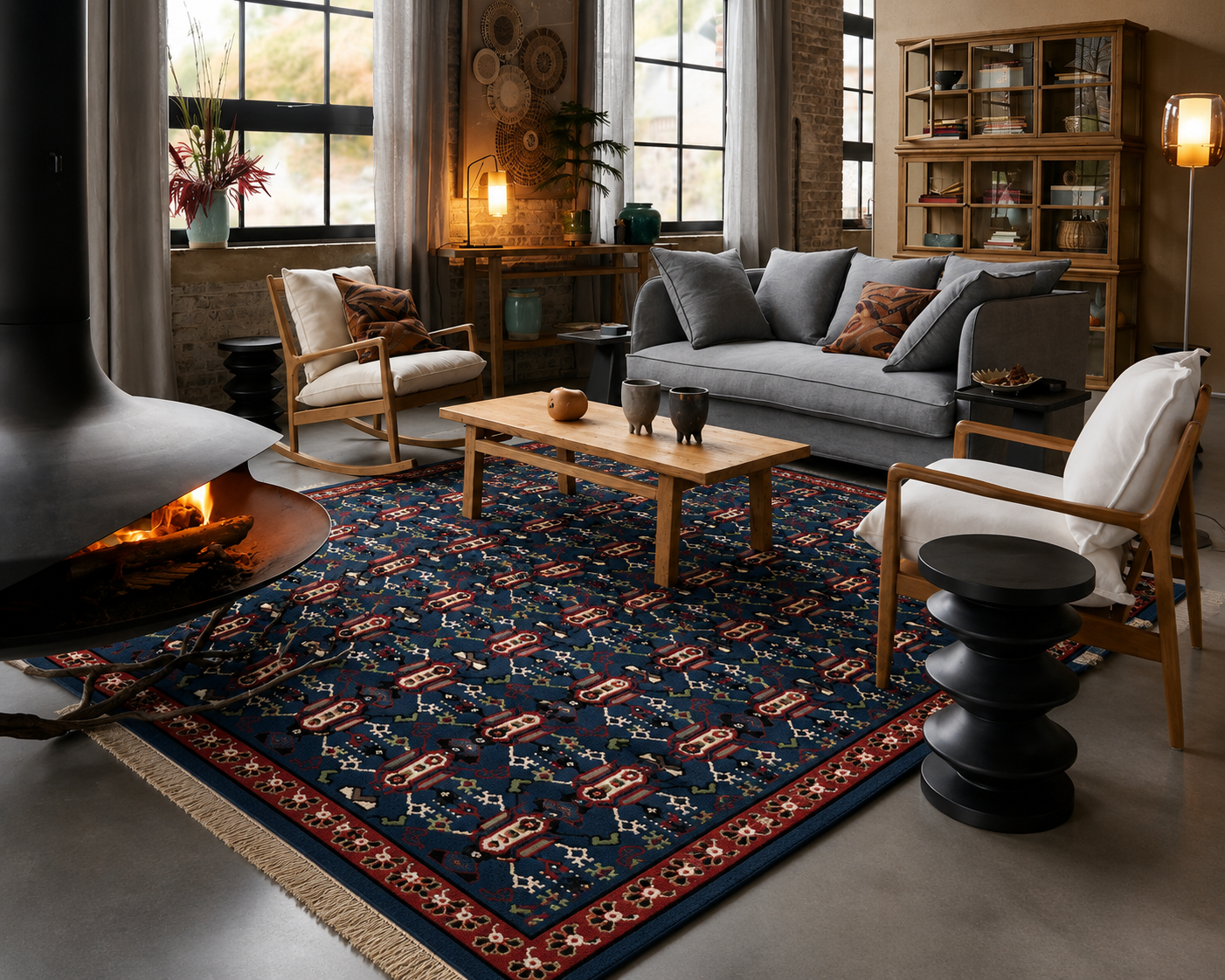 tapis scarabée5, tapis artisanal tunisien