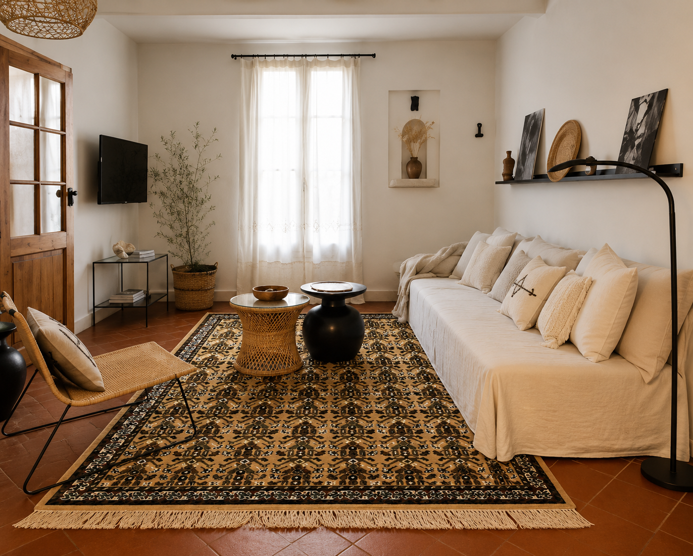 tapis scarabée6, tapis artisanal tunisien