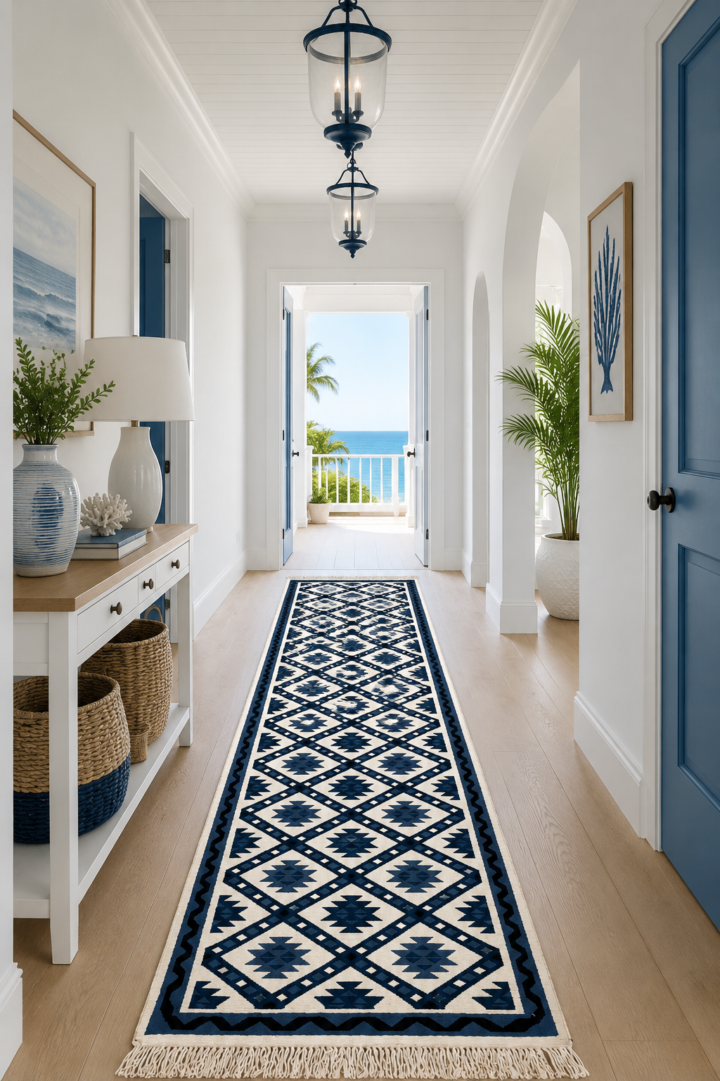 tattouage berber4 couloir, tapis artisanal tunisien