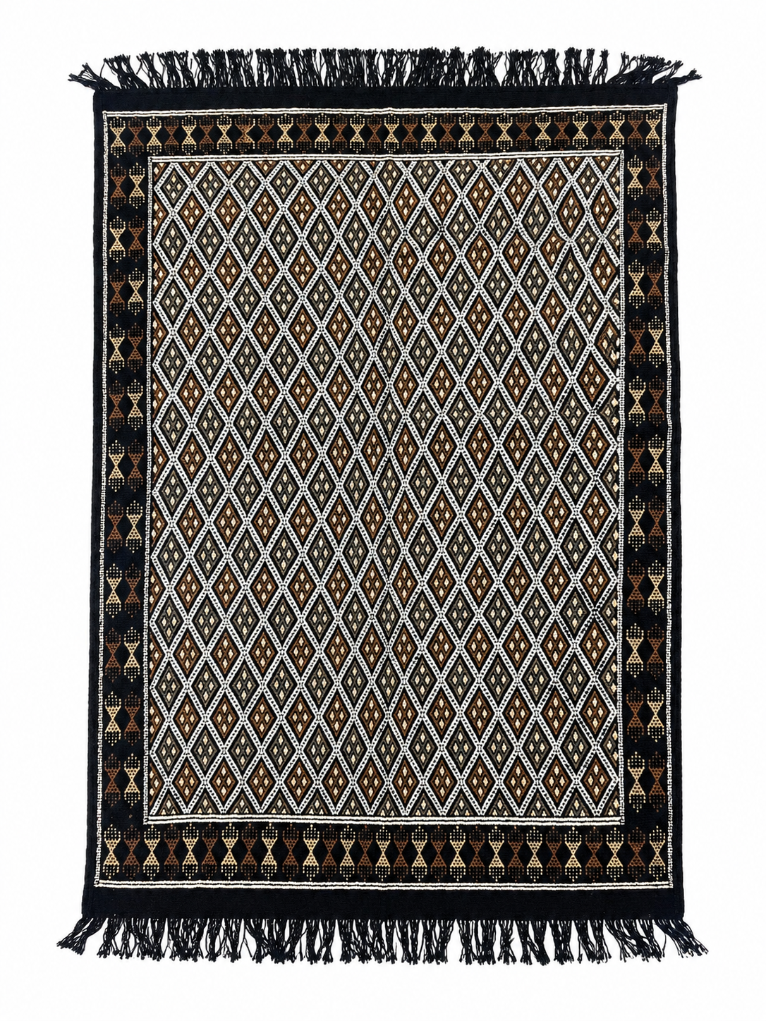 margoum noir6, tapis artisanal tunisien