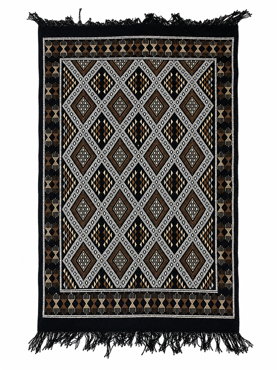 margoum noir9, tapis artisanal tunisien