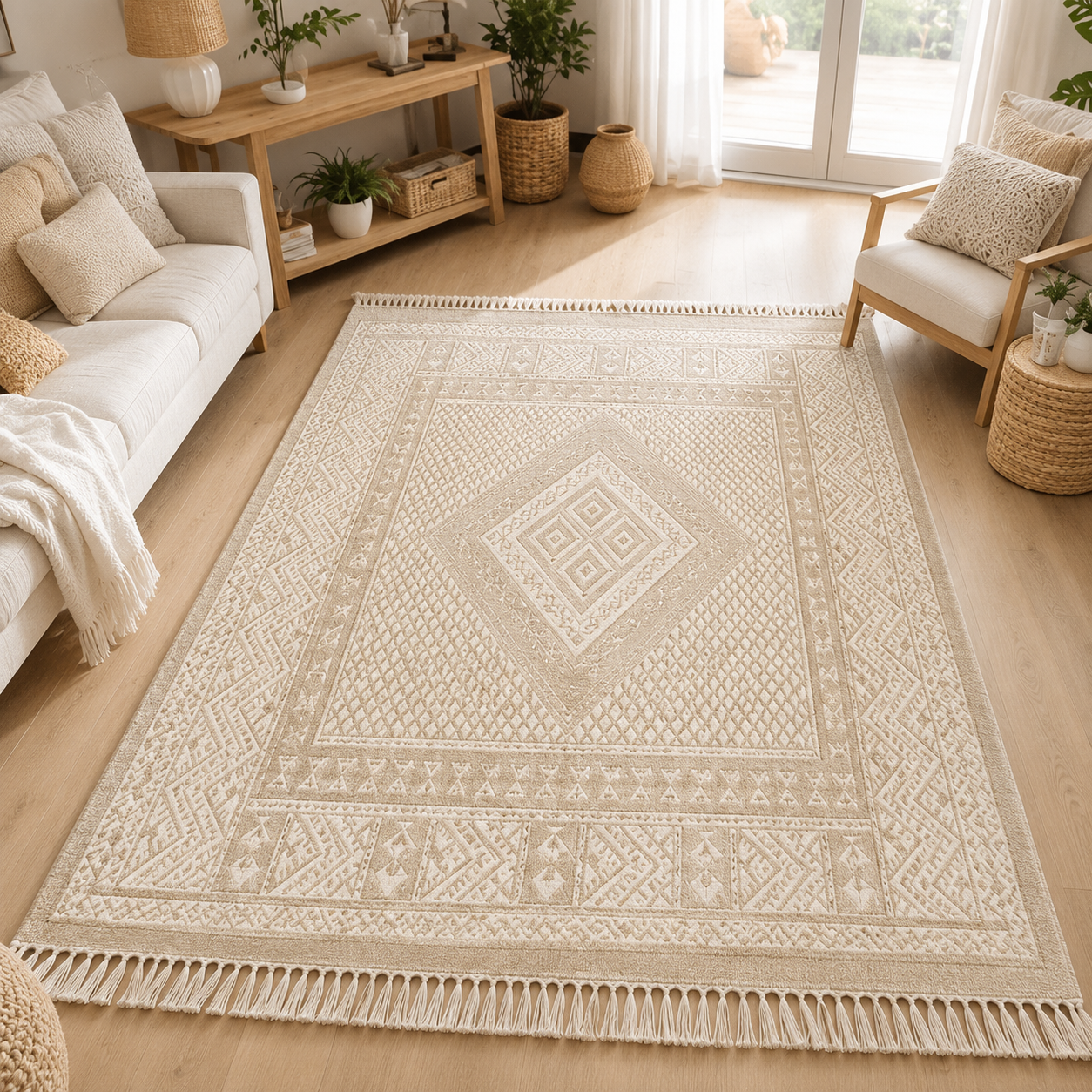 margoum temps sur temps5, tapis artisanal tunisien