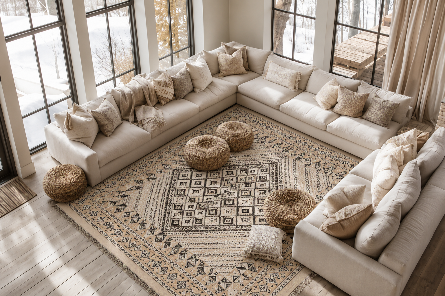 margoum beige3, tapis artisanal tunisien