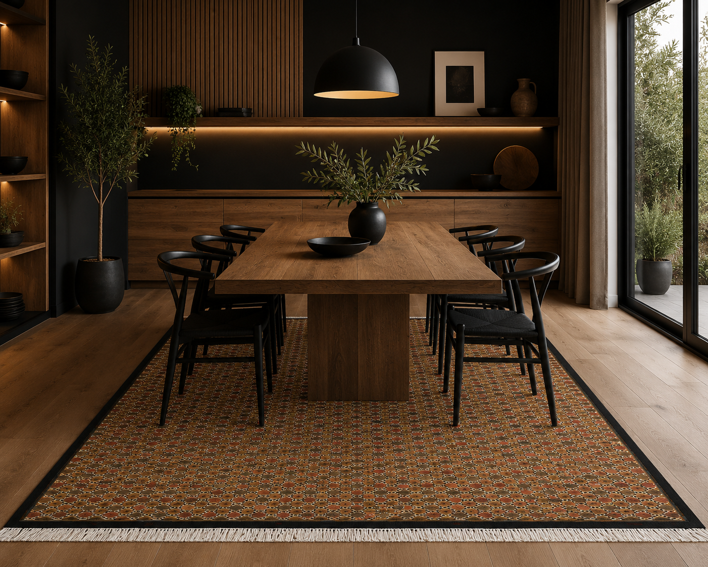 kilim toujen zafran3, tapis artisanal tunisien