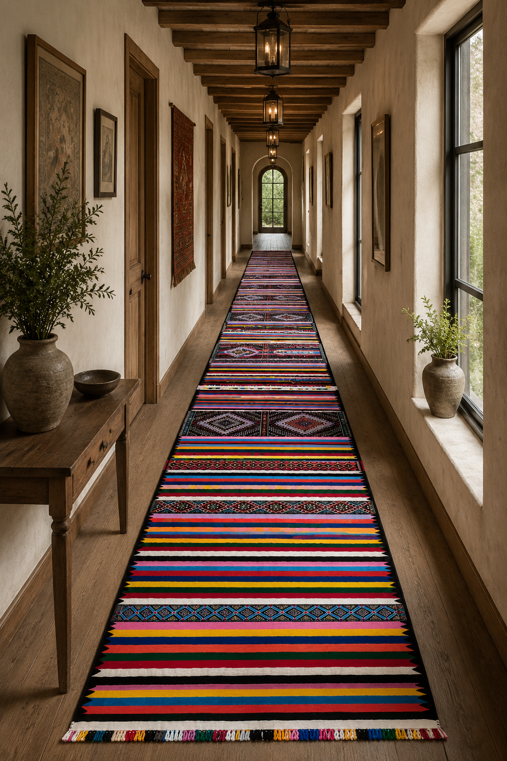 kilim extra fin, tapis artisanal tunisien