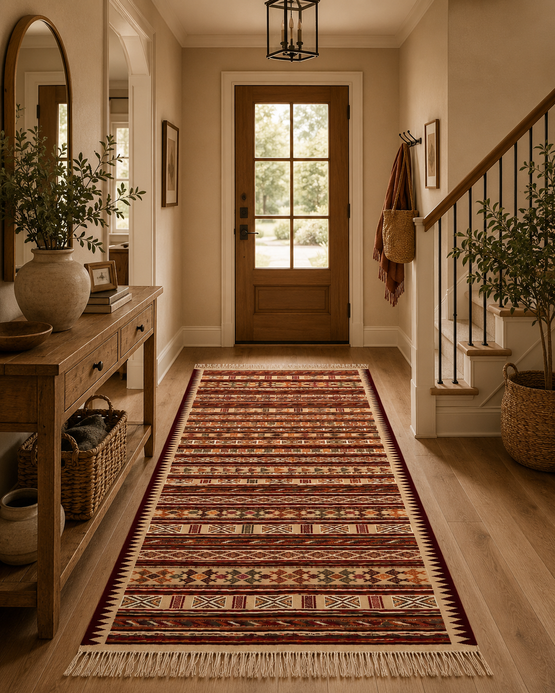 kilim extra fin beige3, tapis artisanal tunisien