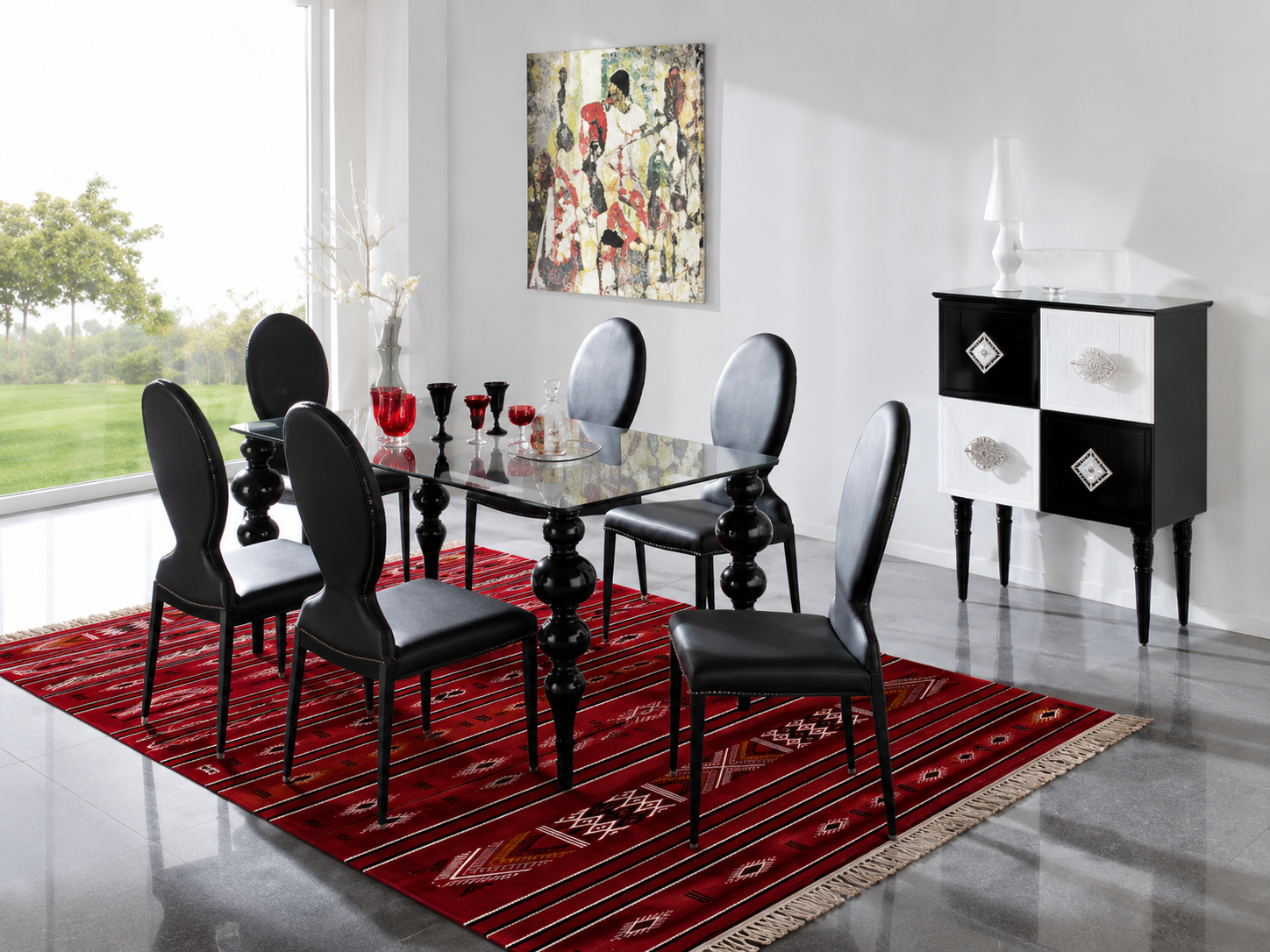 killim bérbere rouge4, handmade Tunisian rug