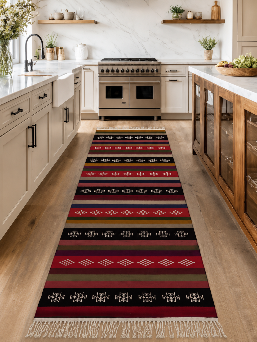 killim bérbere couloir3, handmade Tunisian rug