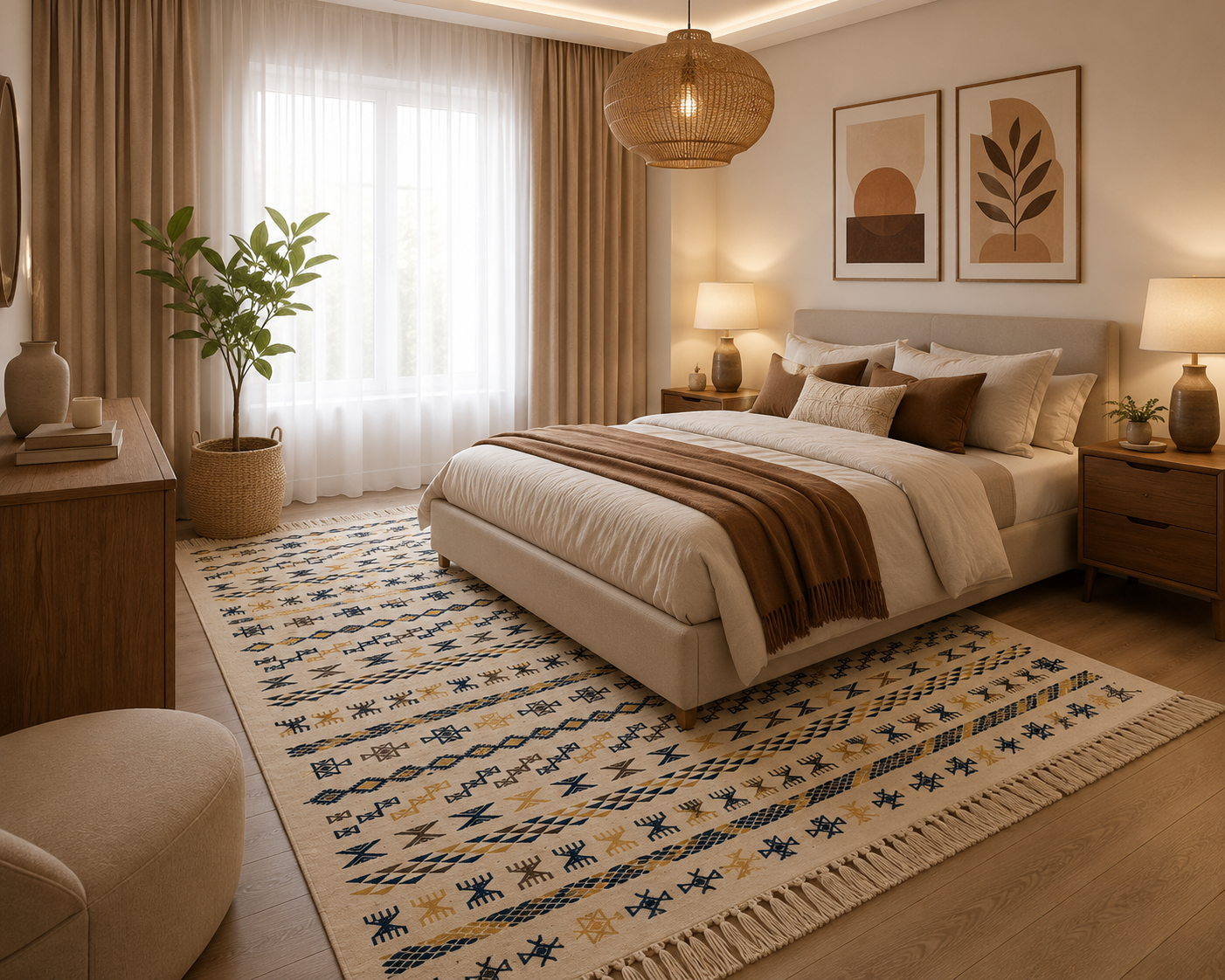 Margoum berbère, tapis artisanal tunisien