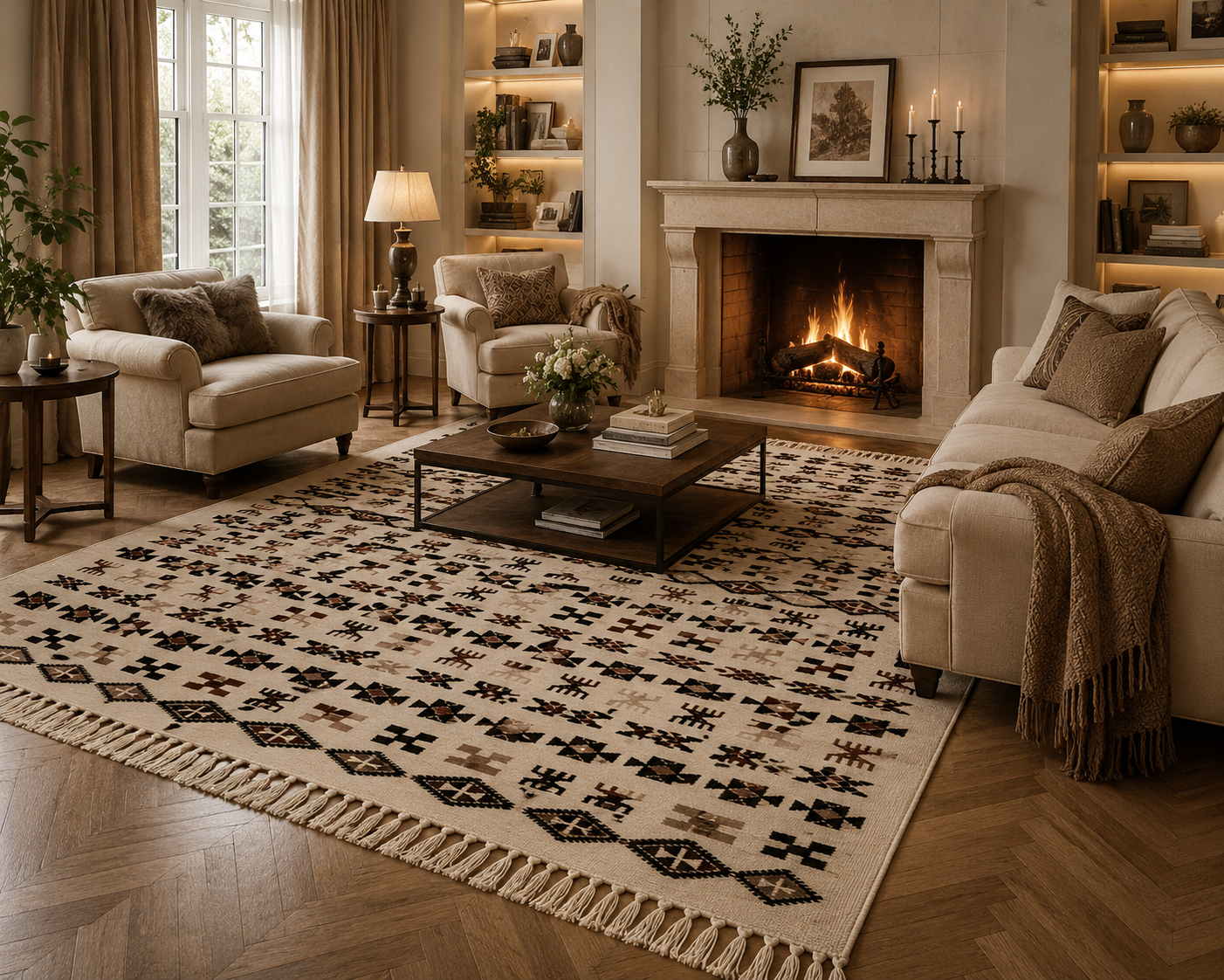 Margoum berbère4, tapis artisanal tunisien