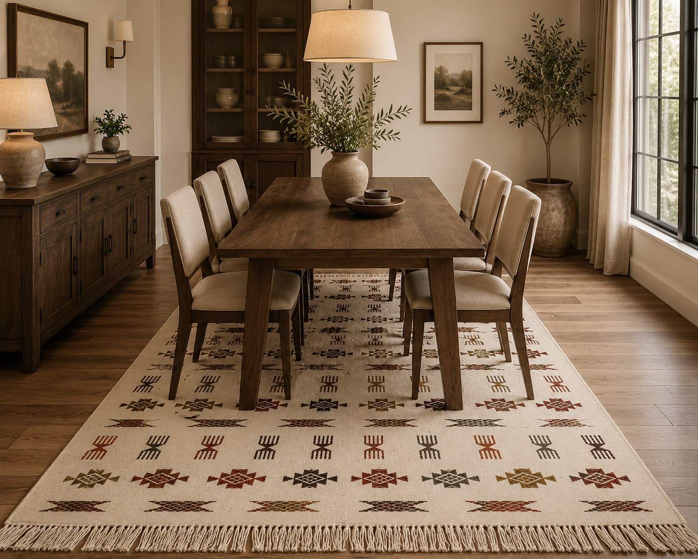 Margoum berbère5, tapis artisanal tunisien