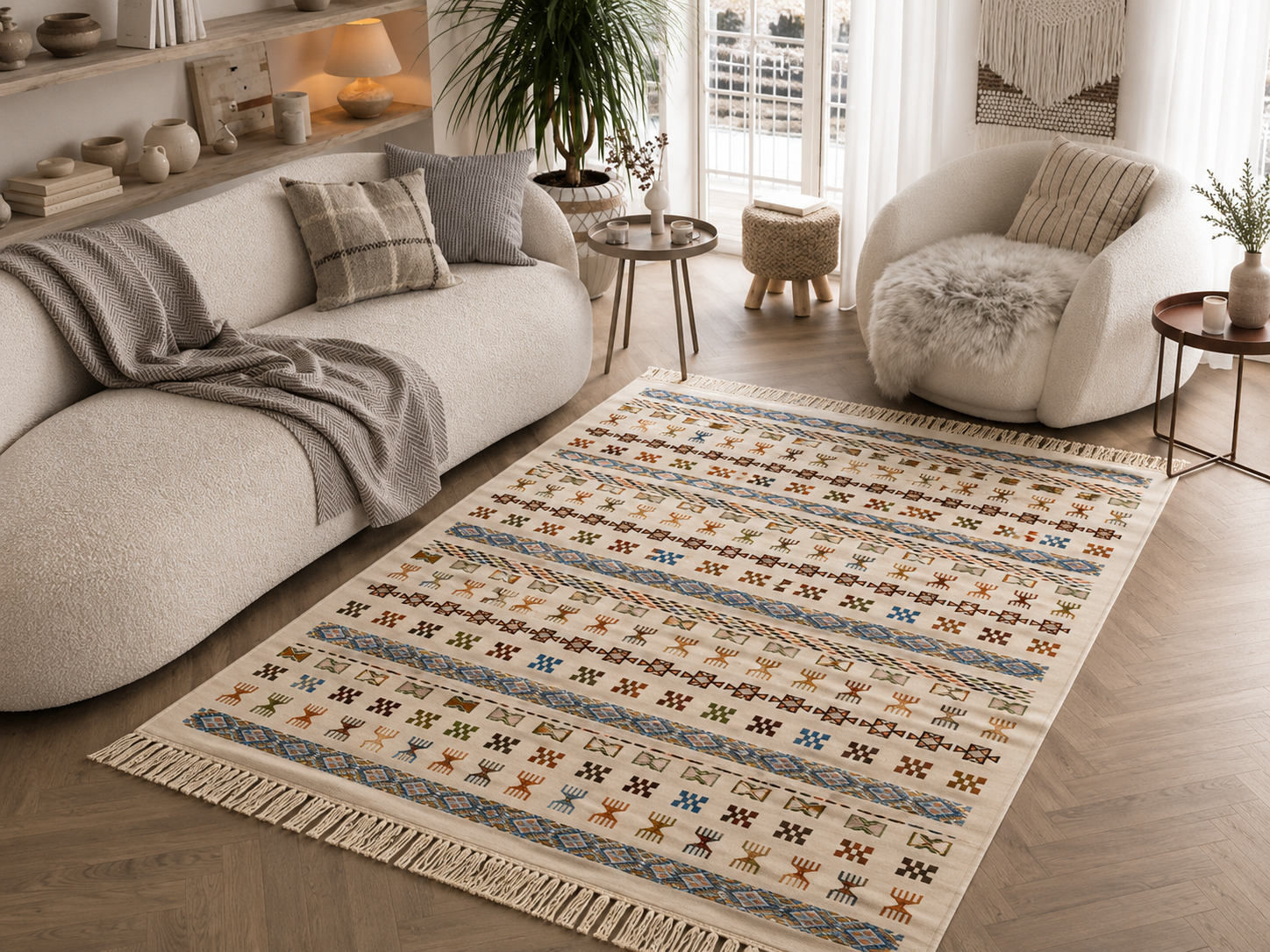 Margoum berbère6, handmade Tunisian rug