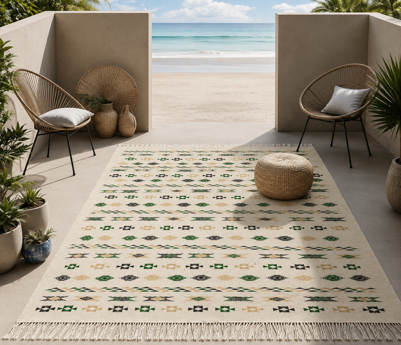 Margoum berbère1.1, handmade Tunisian rug