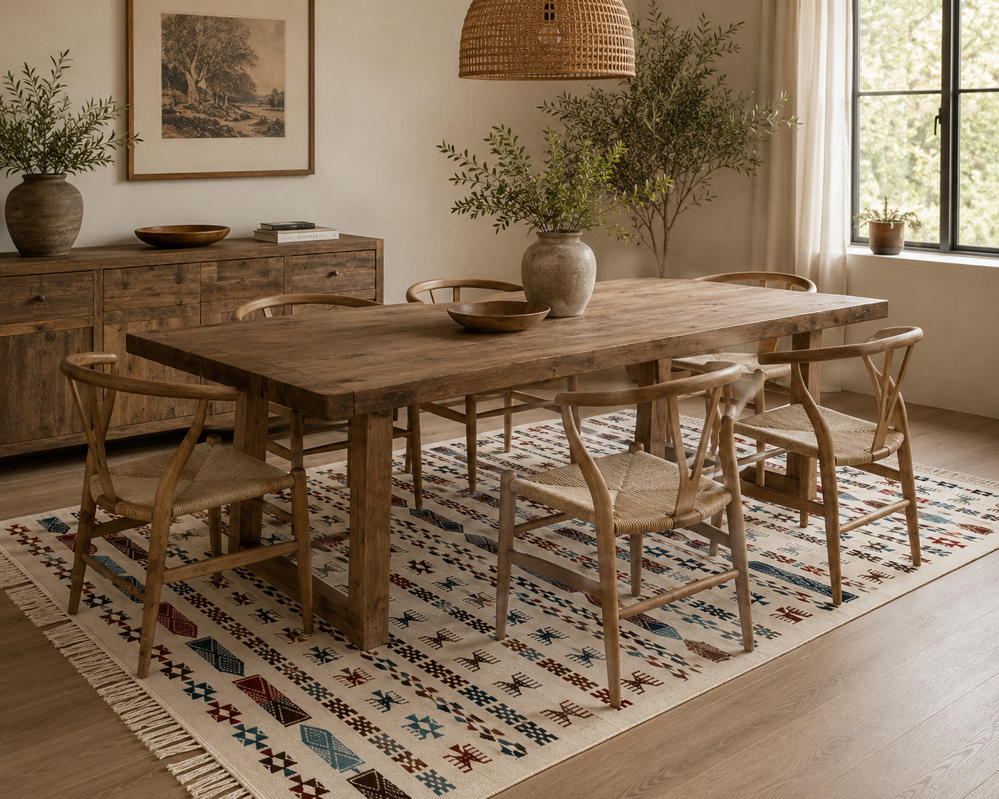 Margoum berbère1.6, handmade Tunisian rug