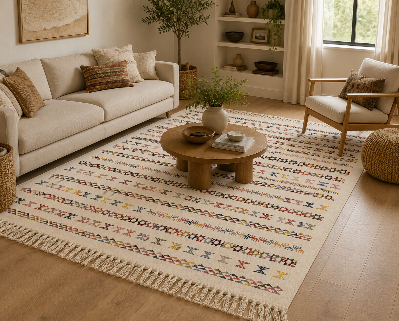 Margoum berbère1.7, handmade Tunisian rug