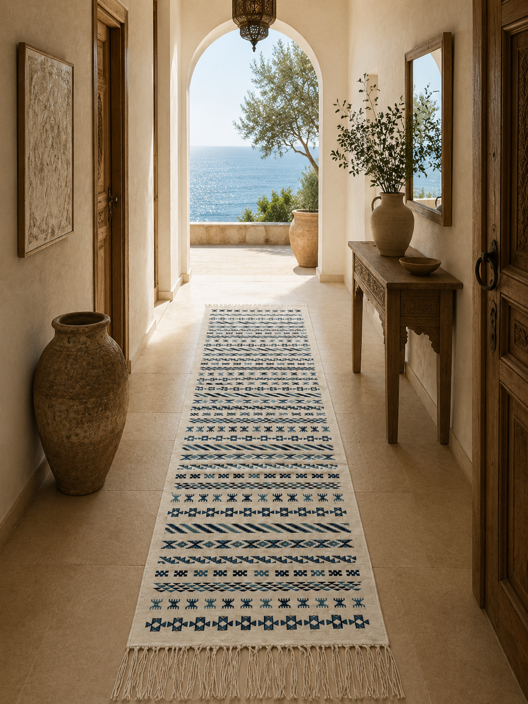 Margoum berbère couloir2, handmade Tunisian rug