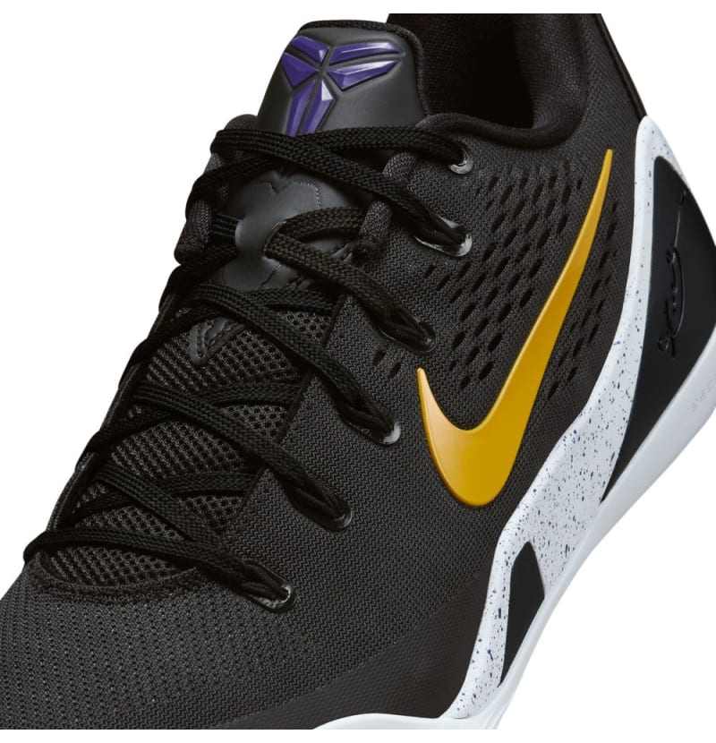 NIKE KOBE 9 EM LOW PROTRO BLACK UNIVERSITY GOLD