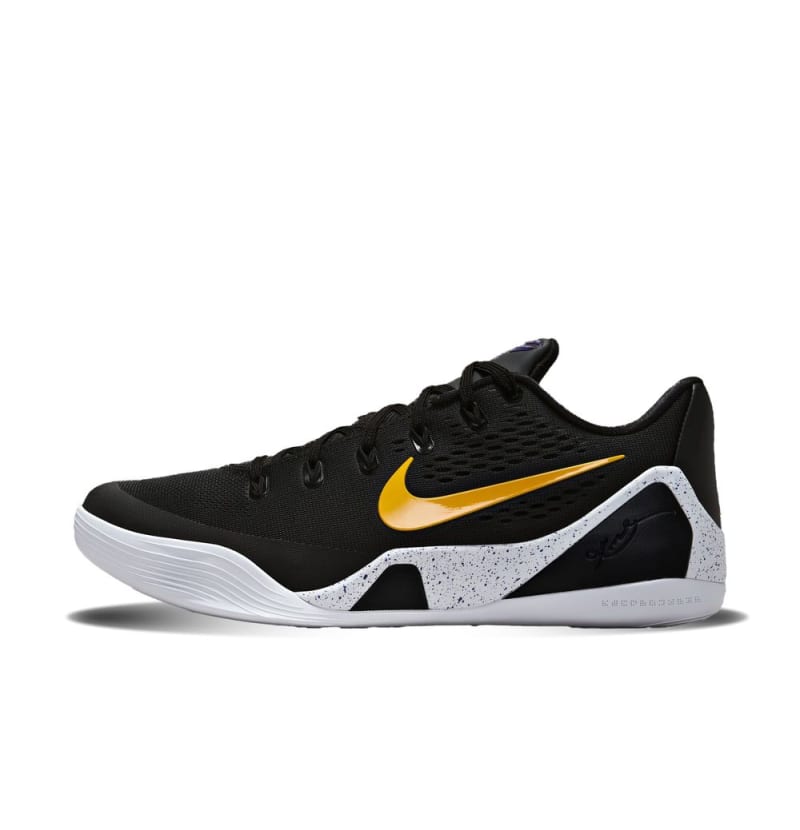 NIKE KOBE 9 EM LOW PROTRO BLACK UNIVERSITY GOLD