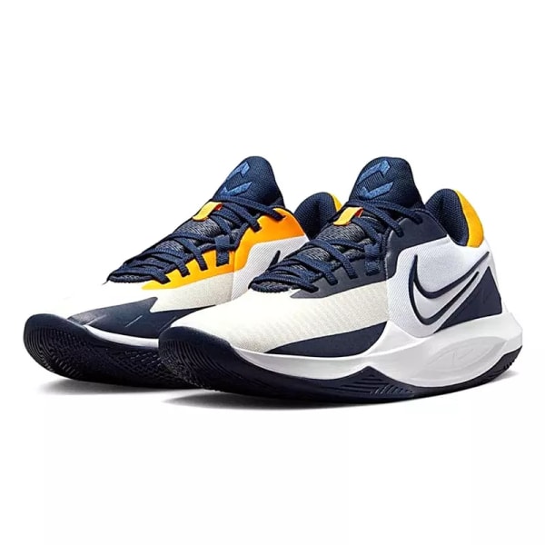 nike precision 6 white midnight navy