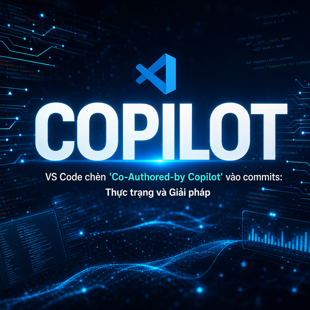 VS Code chèn 'Co-Authored-by Copilot' vào commits: Thực trạng và Giải pháp