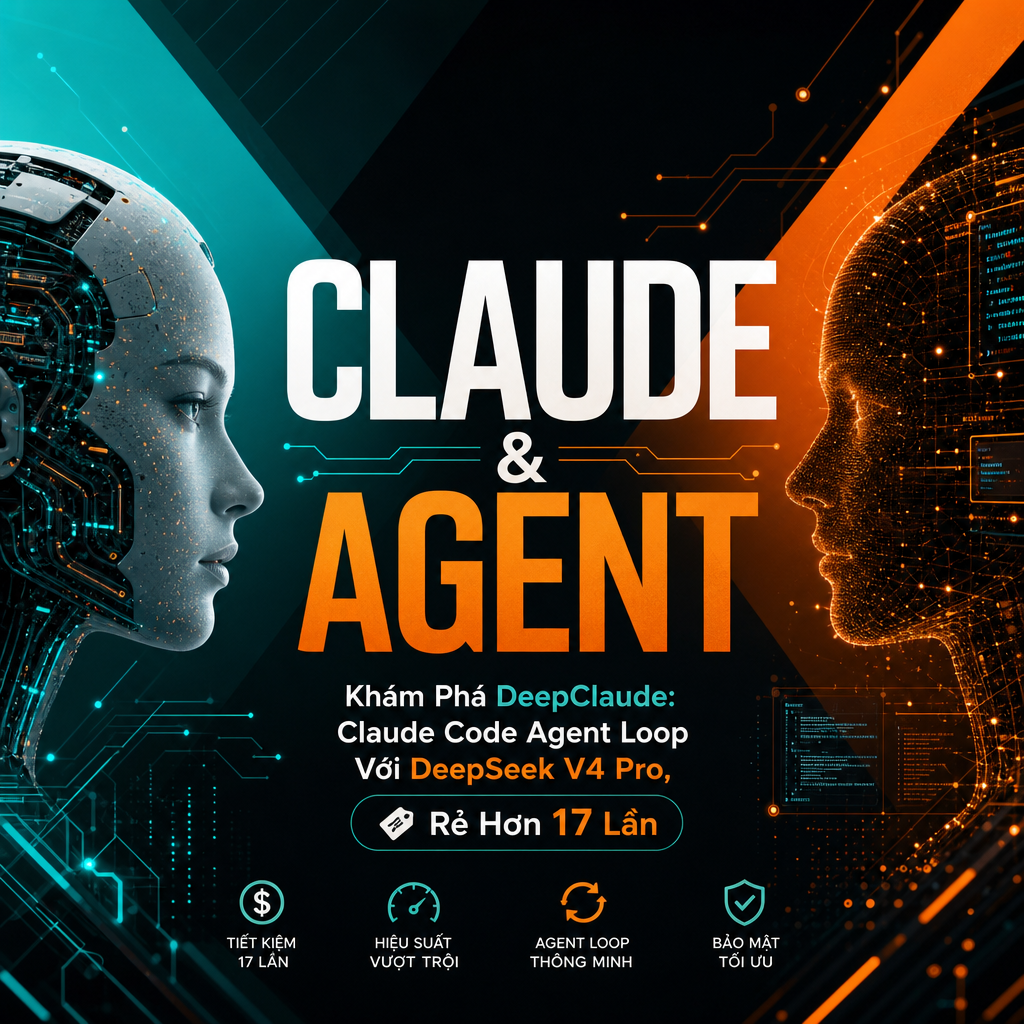 Khám Phá DeepClaude: Claude Code Agent Loop Với DeepSeek V4 Pro, Rẻ Hơn 17 Lần