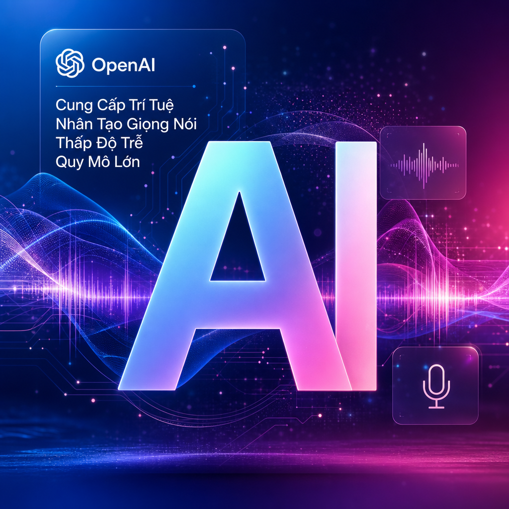 OpenAI Cung Cấp Trí Tuệ Nhân Tạo Giọng Nói Thấp Độ Trễ Quy Mô Lớn