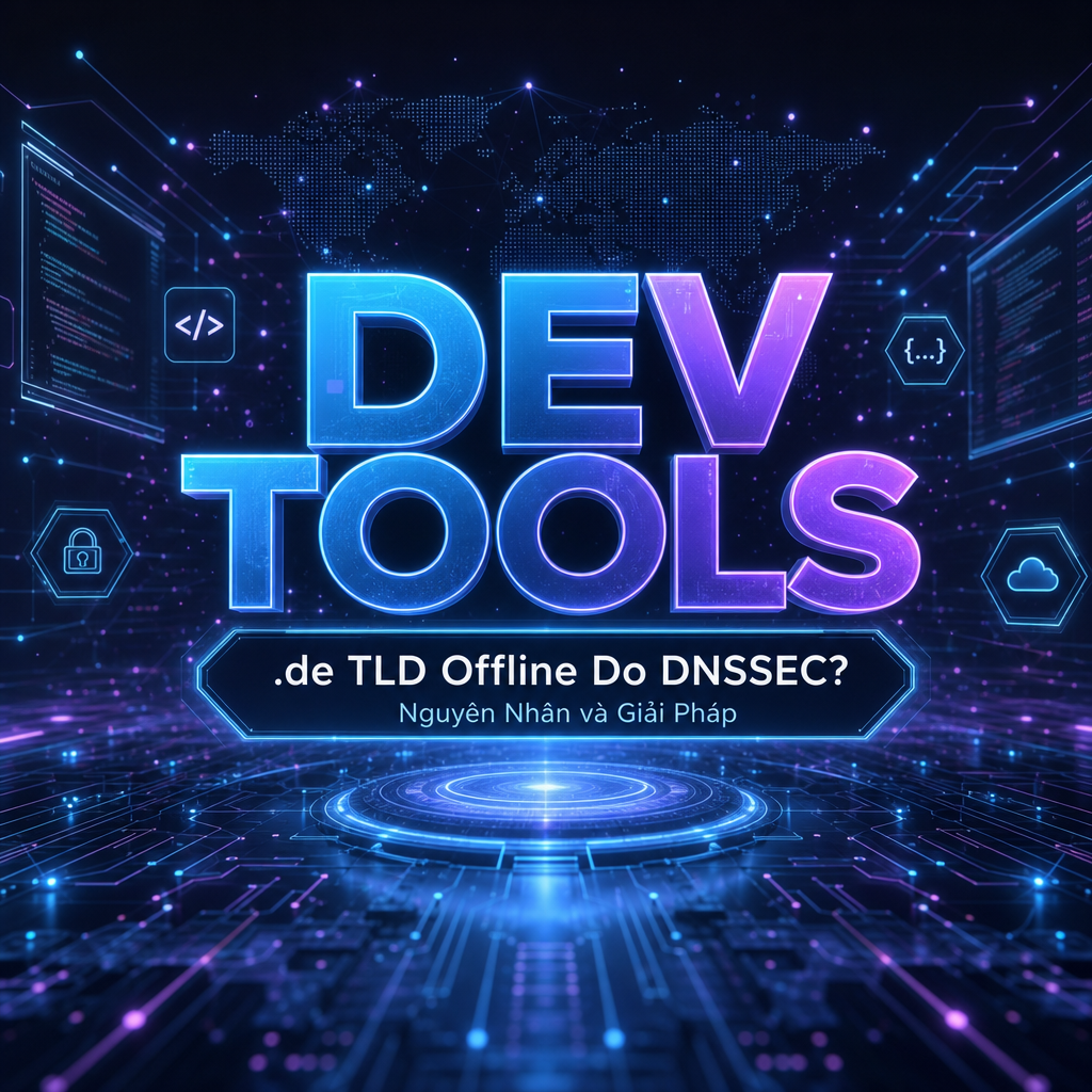 .de TLD Offline Do DNSSEC? Nguyên Nhân và Giải Pháp