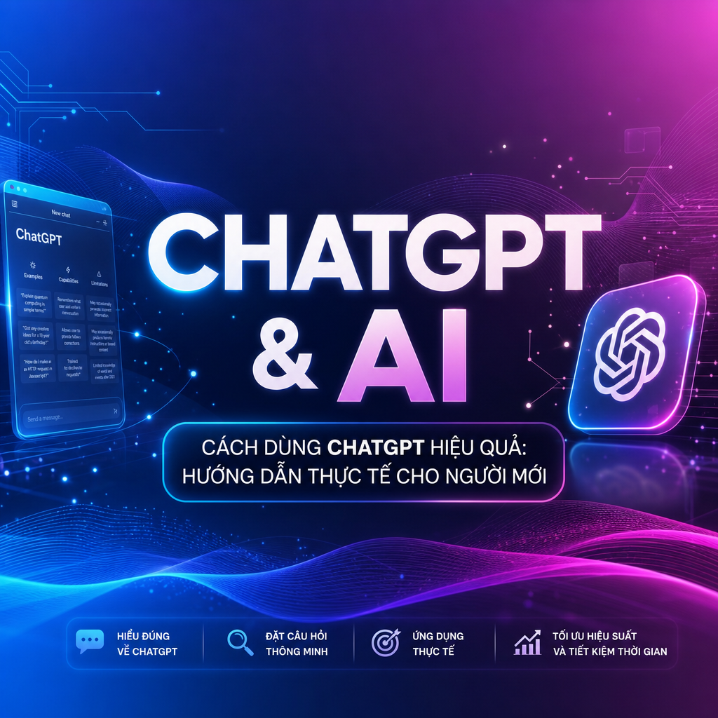 Cách dùng ChatGPT hiệu quả: hướng dẫn thực tế cho người mới