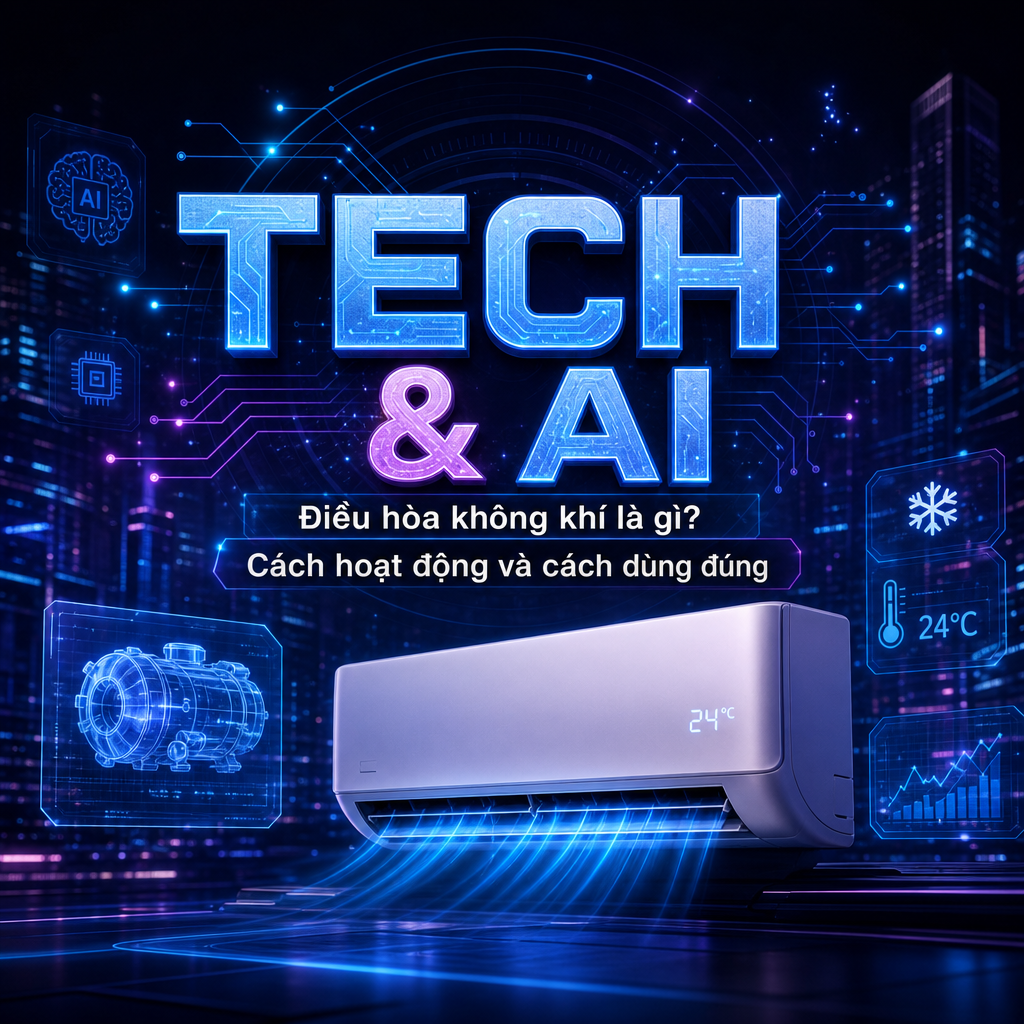 Điều hòa không khí là gì? Cách hoạt động và cách dùng đúng