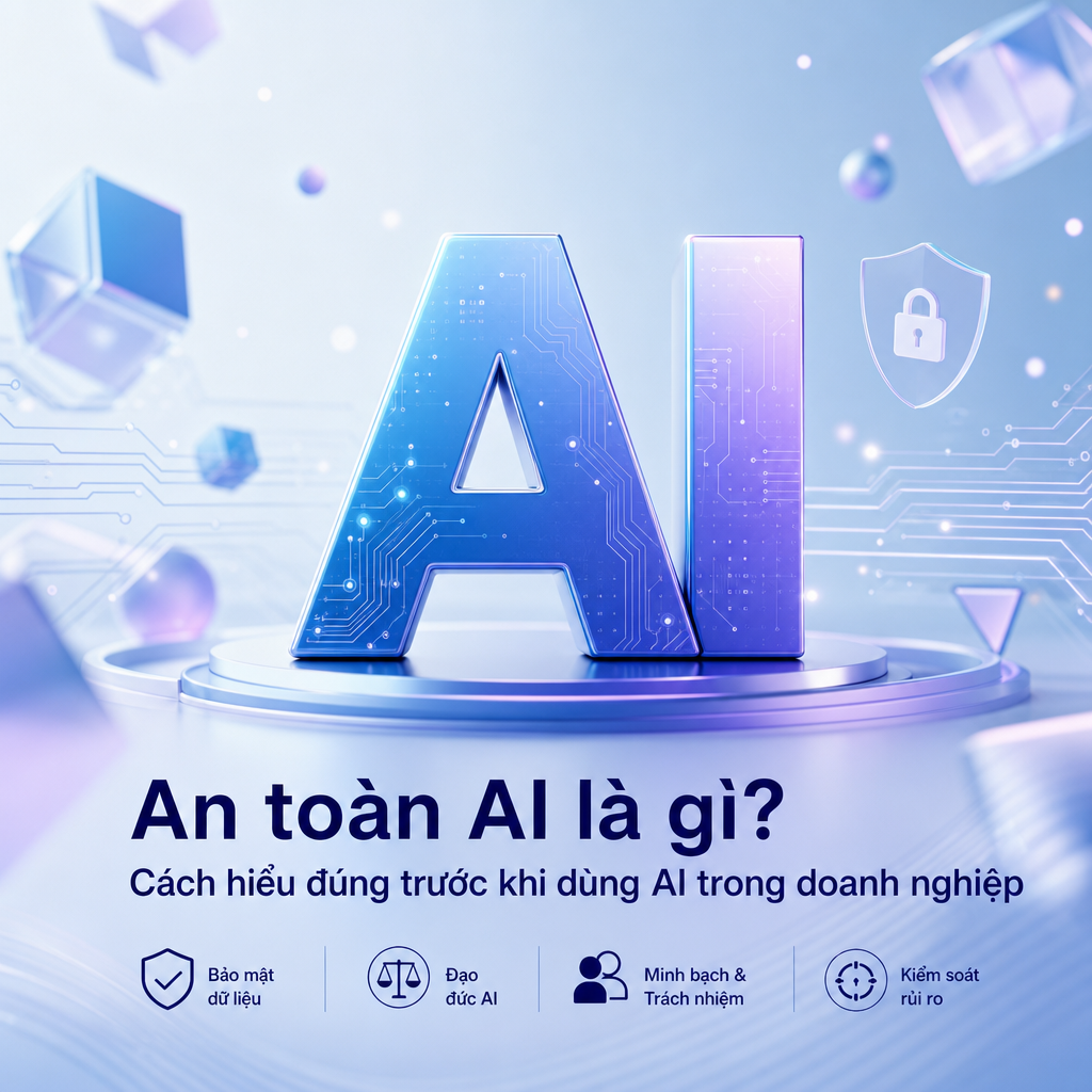 An toàn AI là gì? Cách hiểu đúng trước khi dùng AI trong doanh nghiệp