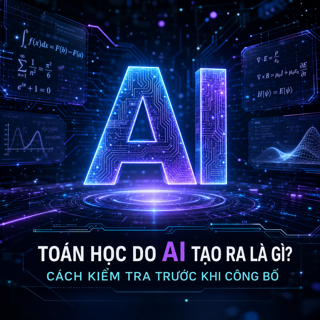 Toán học do AI tạo ra là gì? Cách kiểm tra trước khi công bố