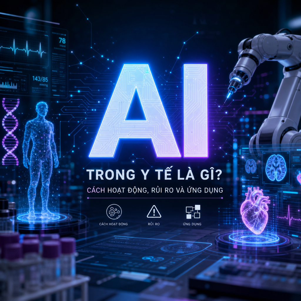 AI trong y tế là gì? Cách hoạt động, rủi ro và ứng dụng