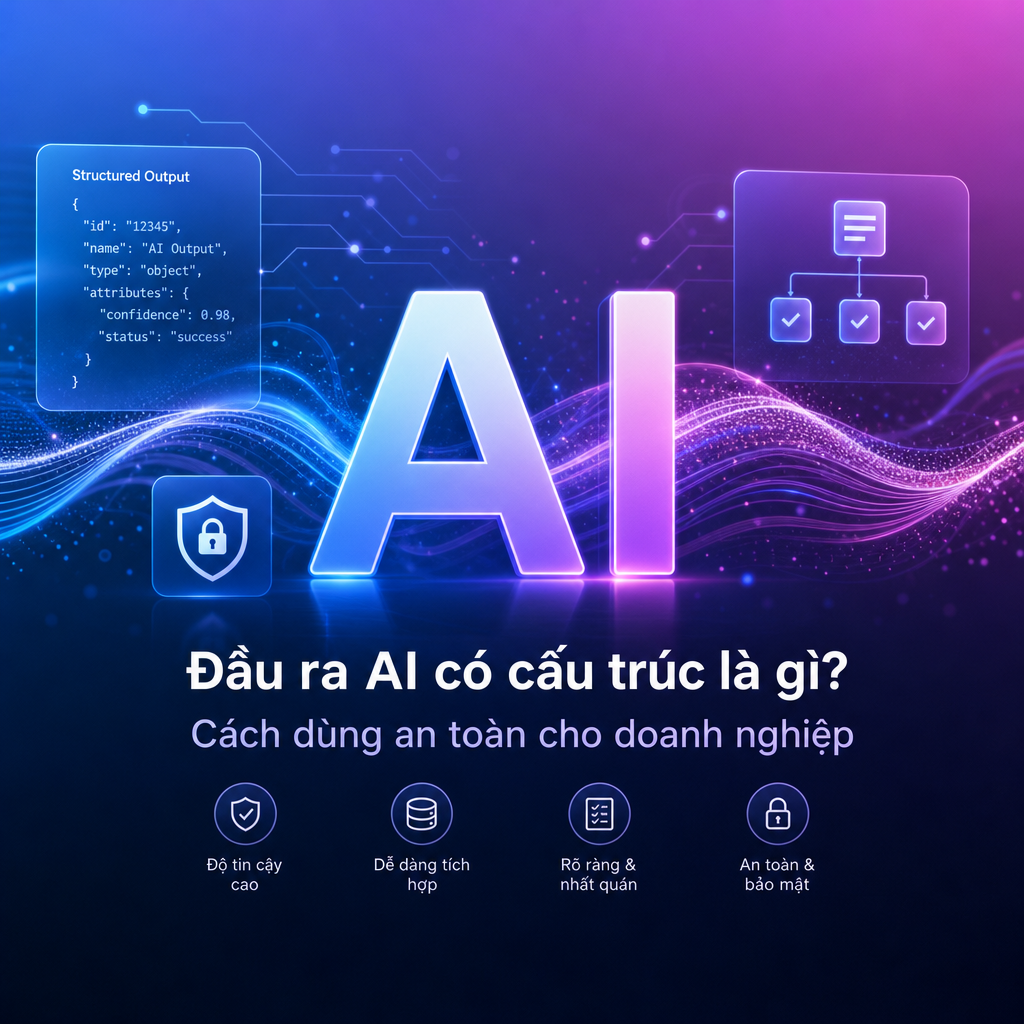 Đầu ra AI có cấu trúc là gì? Cách dùng an toàn cho doanh nghiệp