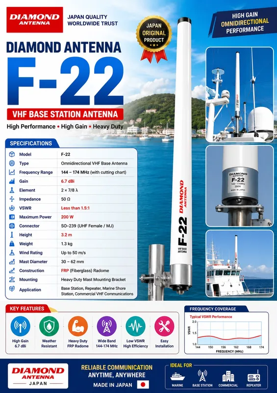 FIBER GLASS DIAMOND ANTENNA