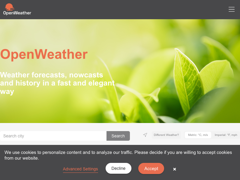OpenWeather API