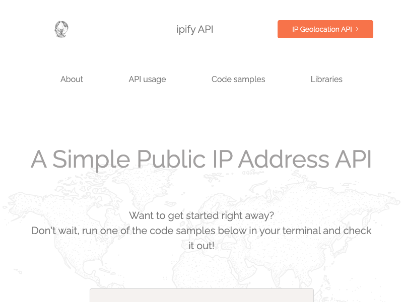 ipify API