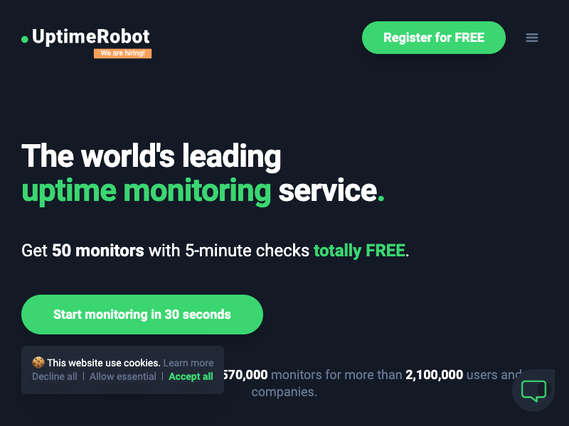 UptimeRobot API