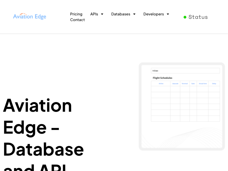 Aviation Edge API