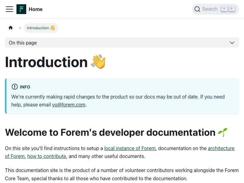 Forem API