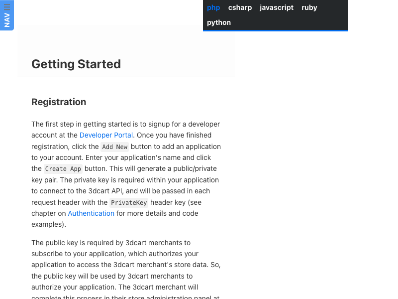 3dcart API