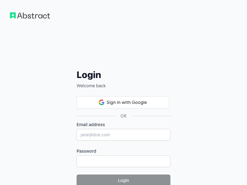 Abstract API