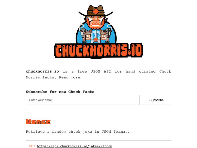 Chuck Norris API