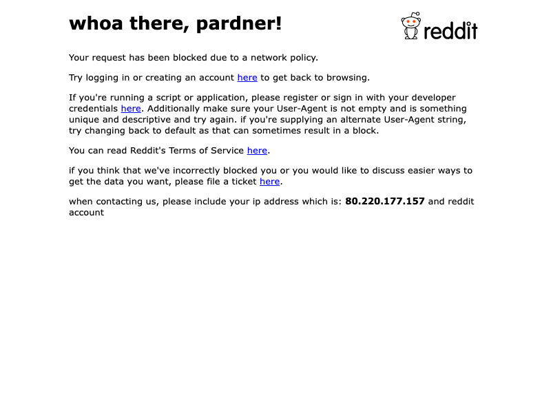 Reddit API